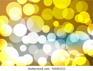 abstract bokeh circles