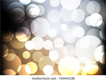 abstract bokeh circles