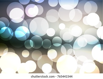 abstract bokeh circles