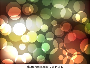 abstract bokeh circles