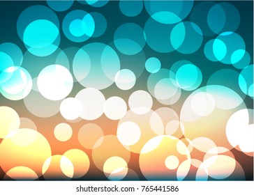 abstract bokeh circles