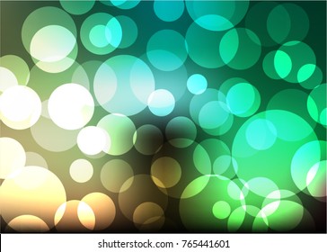 abstract bokeh circles