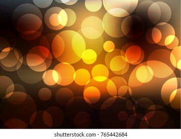 Abstract bokeh circles
