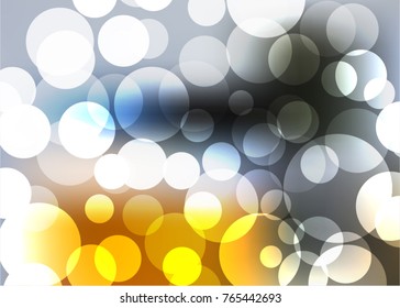 Abstract bokeh circles