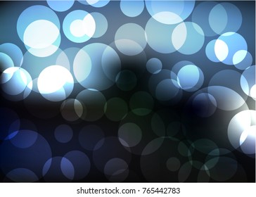 Abstract bokeh circles