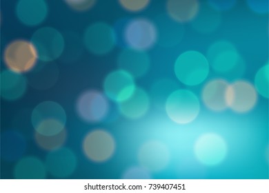 Abstract bokeh colorful circles