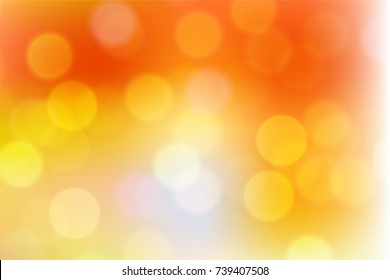 Abstract bokeh colorful circles