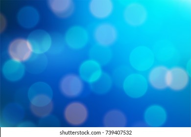 Abstract bokeh colorful circles