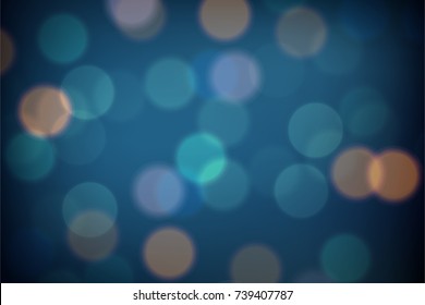 Abstract bokeh colorful circles