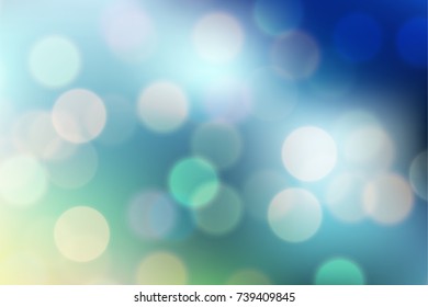 Abstract bokeh colorful circles
