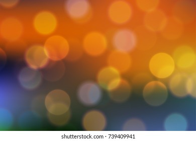 Abstract bokeh colorful circles