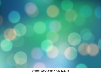 Abstract bokeh colorful circles