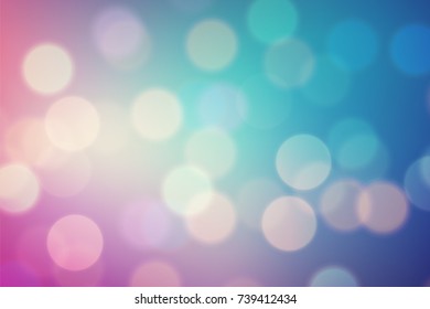 Abstract bokeh colorful circles
