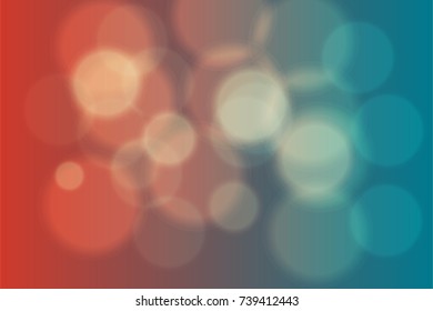 Abstract bokeh colorful circles