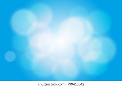 Abstract bokeh colorful circles