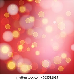 Abstract bokeh colorful circles
