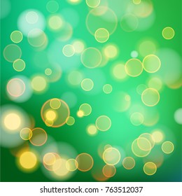 Abstract bokeh colorful circles