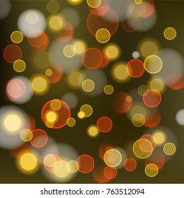 Abstract bokeh colorful circles