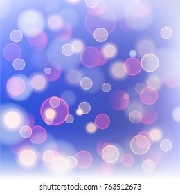 Abstract bokeh colorful circles