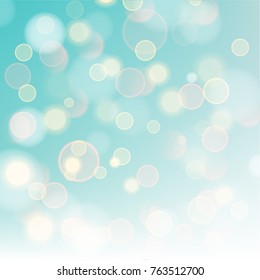 Abstract bokeh colorful circles