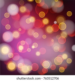 Abstract bokeh colorful circles