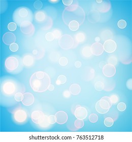Abstract bokeh colorful circles