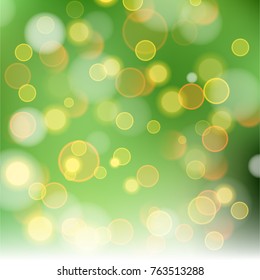 Abstract bokeh colorful circles