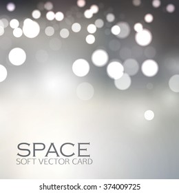 Abstract Bokeh Effect. Vector illustration