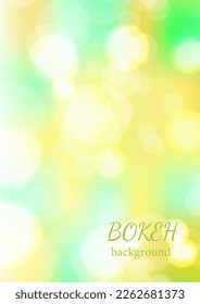 Abstract bokeh fairy light background vector