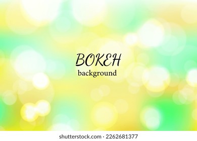Abstract bokeh fairy light background vector