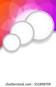 abstract bokeh flyer