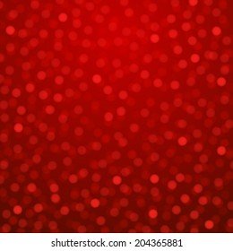abstract bokeh and lens flare pattern on red background(vector)