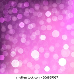 abstract bokeh and lens flare pattern on pink background(vector) 