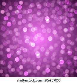 abstract bokeh and lens flare pattern on pink background(vector) 