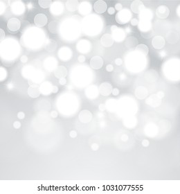 Abstract bokeh light  background. Vector illustration.
