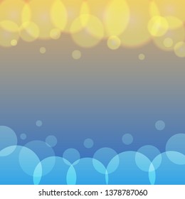 Abstract bokeh light background. Vector Illustration.