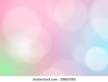 Abstract Bokeh Light Background, Vector Illustration