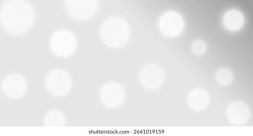 Abstract bokeh light. Black and white blurred Shiny Bokeh Background. Defocused blurred lights. EPS vector illustration