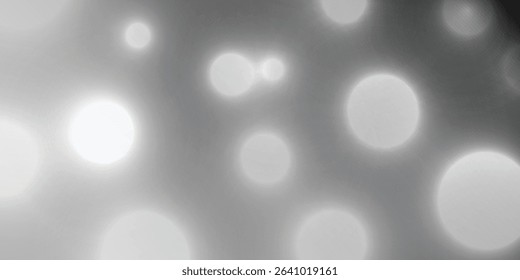 Abstract bokeh light. Black and white blurred Shiny Bokeh Background. Defocused blurred lights. EPS vector illustration