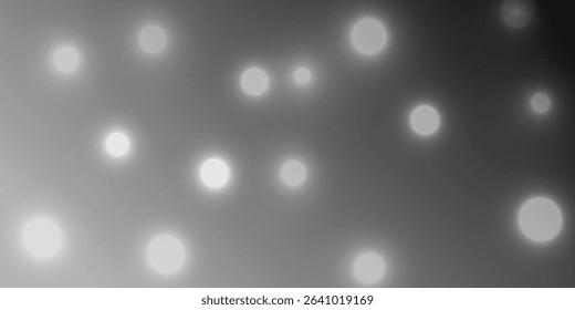 Abstract bokeh light. Black and white blurred Shiny Bokeh Background. Defocused blurred lights. EPS vector illustration
