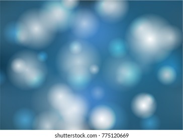 Abstract bokeh light blurred circles on colorful background