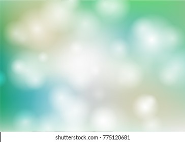 Abstract bokeh light blurred circles on colorful background