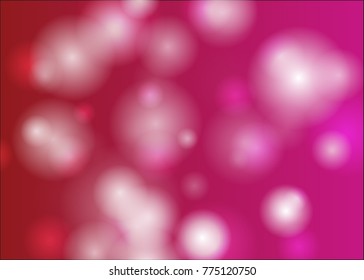 Abstract bokeh light blurred circles on colorful background