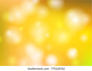 Abstract bokeh light blurred circles on colorful background