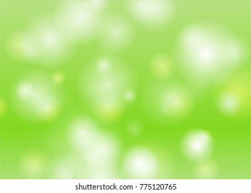Abstract bokeh light blurred circles on colorful background