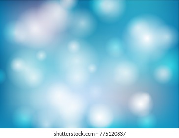 Abstract bokeh light blurred circles on colorful background