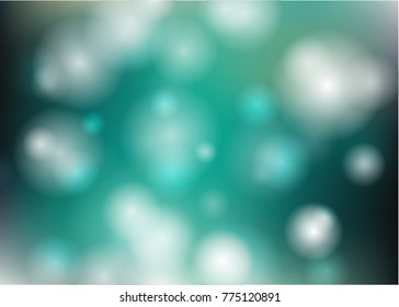 Abstract bokeh light blurred circles on colorful background