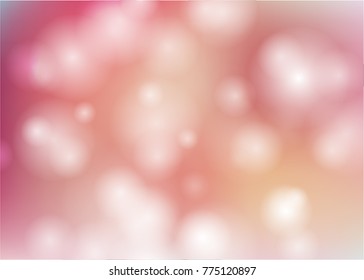 Abstract bokeh light blurred circles on colorful background