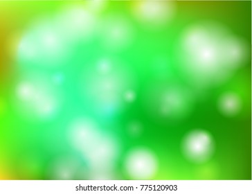 Abstract bokeh light blurred circles on colorful background