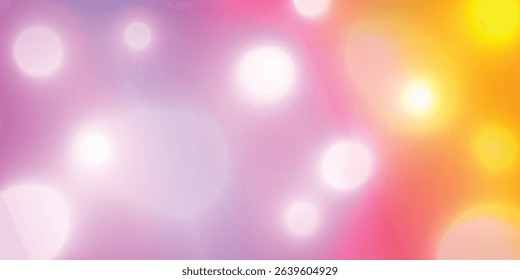 Abstract bokeh light with blurred colors. Colorful Shiny Bokeh Background. Defocused blurred lights. Abstract bokeh light with blurred colors. EPS vector illustration